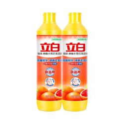 立白 洗洁精西柚小苏打小瓶学生用金桔精华强效去油省水易清洗无残留 西柚小苏打洗洁精408gx2瓶