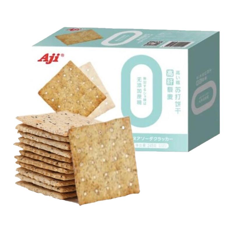 Aji 高纤藜麦 无蔗糖 苏打饼干 245g