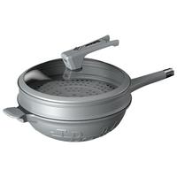 TIBORANG 帝伯朗 菲尼雅系列 炒锅(32cm、不粘、有涂层、铝合金、锡器灰)