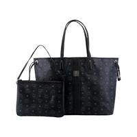 MCM Visetos系列 女士手提托特包 MWPAAVI01BK001 黑色 大号