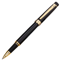 Pimio 毕加索 罗马情缘系列 917 拔帽宝珠笔 纯黑金夹杆黒芯 0.5mm 礼盒装