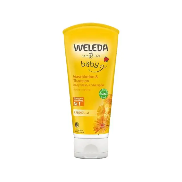 WELEDA 维蕾德 金盏花系列 婴幼儿洗发沐浴露