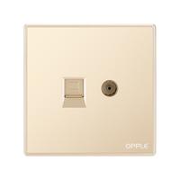 OPPLE 欧普照明 K05系列 电视电脑插座 金色