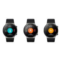 HUAWEI 华为 GT2 PRO 运动款 智能手表 46mm 灰色钛合金表壳 幻夜黑氟橡胶表带 (GPS、血氧、ECG)