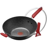 SUPOR 苏泊尔 星星石系列 PC34W8 炒锅(34cm、不粘、有涂层、铝合金、麦饭石色)