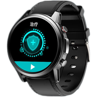 BLEBO 博莱宝 智能手表 黑色表壳 曜石黑真皮表带(血压、血氧、ECG)