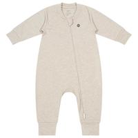 Nest Designs婴儿连体衣春秋竹纤维长袖新生宝宝衣服家居服爬服