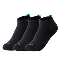 361° 可爱花朵基础柔软舒适女三双装平板短袜