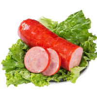 国顺 天津老味火腿老火腿红玫瑰津味拐头火腿香肠组合早餐肠酱货津味 国顺老火腿500g*2