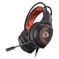 Dareu 达尔优 EH715 耳罩式头戴式动圈有线耳机 黑色 USB口