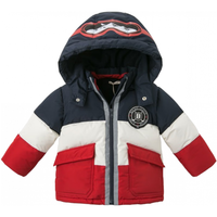 DAVE&BELLA 戴维贝拉 DB11479 男童羽绒服 三色条纹 130cm