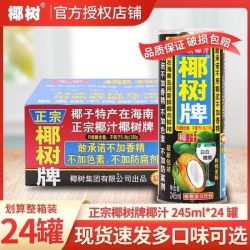 椰树 椰汁椰子汁 245ml*24罐