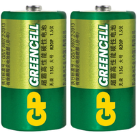 GP 超霸 一号碳性电池 1.5V 2粒装