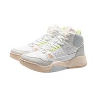 LI-NING 李宁 旧时 女子休闲运动鞋 AGBR084-1 标准白/幻景蓝 36