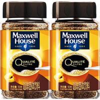Maxwell House 麦斯威尔 小金瓶 速溶黑咖啡 100g*2瓶