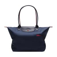 LONGCHAMP 珑骧 Le Pliage Club系列 女士单肩包大号 L1899619556 海军蓝色