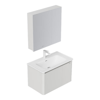 JOMOO 九牧 浴室柜 陶瓷一体盆铝合金洗手盆柜组合大收纳80cm A2736-74AT-2