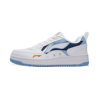 LI-NING 李宁 男子休闲运动鞋 AGCS135-3 白/极光蓝 42