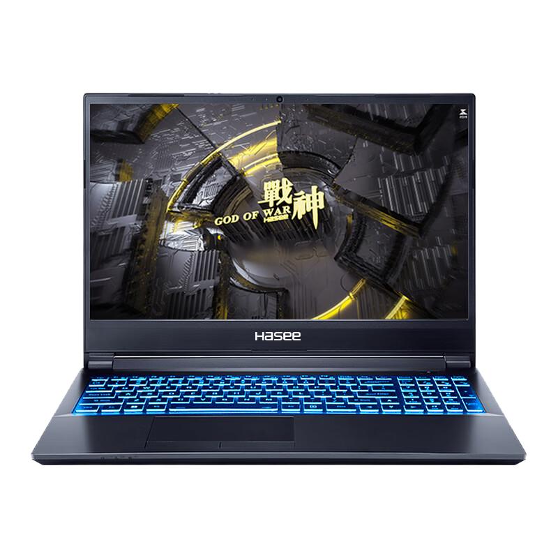 Hasee 神舟战神ZX9-DA7DP 15.6英寸游戏本黑色(酷睿i7-12700、RTX 3070