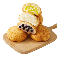 颜小贝爆珠流心菠萝包蓝莓黑巧味宿舍早餐代餐夹心面包休闲下午茶1000g