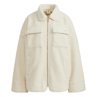 adidas ORIGINALS Sherpa Jacket 女子运动夹克 HC6602 黄白/金 30