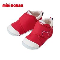 MIKI HOUSE MIKIHOUSE旗舰店学步鞋日本制女宝宝鞋子婴儿四季获奖抗菌学步鞋