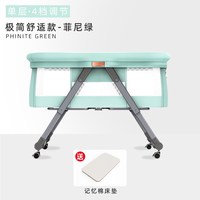 Summer Infant 婴儿床可移动宝宝床可折叠床车床多功能可升降调节高度2025新款