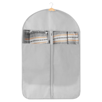 Jeko&Jeko 捷扣 2318 平面款 衣服防尘罩 60*128cm 5件 灰色