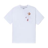 LI-NING 李宁 迪士尼联名款 跳跳虎 中性运动T恤 AHSS583-1 标准白 S