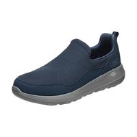 斯凯奇 Go Walk Max 一脚蹬网面健步休闲鞋 海军蓝/灰色 42.5