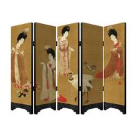 《簪花仕女图》宋代美学桌面屏风边柜装饰摆件中古风客厅茶室装饰