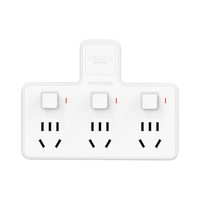 DELIXI 德力西 CDK603 新国标插排 三位五孔