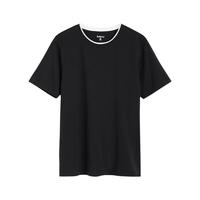 Baleno 班尼路 男士圆领短袖T恤 88102031 纯黑 XXL