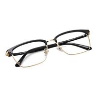 Helen Keller 海伦凯勒&ZEISS 蔡司 H26129 亮银黑TR90眼镜框+视特耐系列 1.60折射率 防蓝光镜片