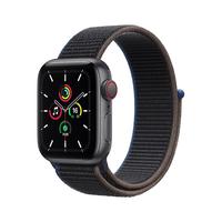 Apple 苹果 Watch SE 智能手表 40mm GPS+蜂窝版 深空灰色铝金属表壳 木炭色回环式表带 (GPS、心率、扬声器)