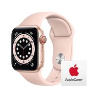 Apple 苹果 Watch SE 智能手表 40mm GPS+蜂窝版 金色铝金属表壳 粉砂色运动型表带 (GPS、心率、扬声器)