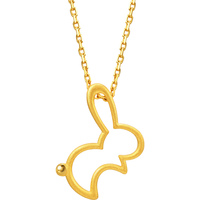 Chow Sang Sang 周生生 92620P 小兔子足金吊坠 2g