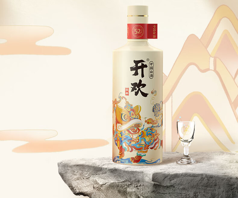 开欢中国白酒经典52%vol 浓香型白酒500ml 单瓶装【报价价格评测怎么样