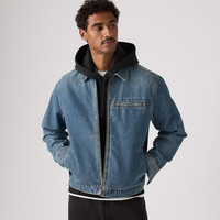 Levi's 美式复古 男士牛仔外套  蓝色 S