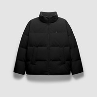 蕉内(Bananain)氢气5系男士立领羽绒服秋冬季90鸭绒易穿搭男装外套 黑色 S