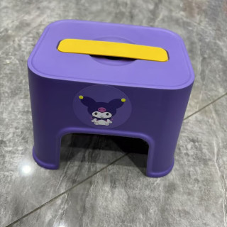 库洛米家用卡通手提矮凳 21.5cm*16cm*18cm 紫色