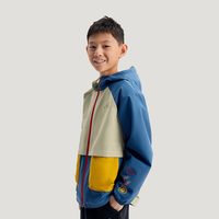 adidas 新年款加绒外套拒水梭织运动休闲连帽夹克KV6982