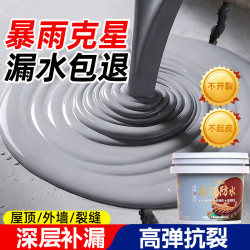 琨盛 防水涂料屋顶防水胶补漏裂缝渗水防水材料楼顶堵漏王室外防晒防冻 升级抗冻抗裂单遍约2平