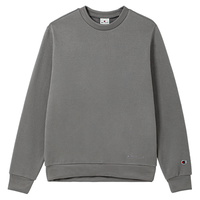 Champion【品牌】秋冬草写logo刺绣圆领卫衣男加绒保暖休闲