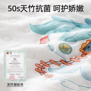 贝肽斯婴儿衣服秋冬夹棉连体衣新生儿宝宝秋装三层空气棉婴儿连体衣 快乐绿林 66cm