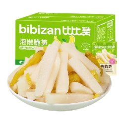 比比赞 BIBIZAN）山椒脆笋解馋休闲零食即食脆嫩酸辣泡椒竹笋600g