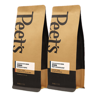 皮爷咖啡Peet's Coffee皮爷peets 咖啡豆250g*2包(浓缩+家常+双面渔夫帽)-深烘 浓缩豆+家常豆+双面渔夫帽