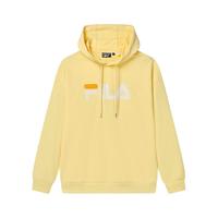 斐乐(FILA)情侣卫衣秋季新款宽松时尚连帽长袖套头上衣男女同款 帕莱香蕉黄-YE 170/92A/M