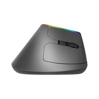DeLUX 多彩 M618DB 充电版 2.4G蓝牙 双模无线鼠标 4000DPI 灰色 RGB