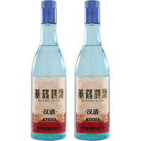 黄鹤楼 汉清 53%vol 清香型白酒 500ml*2瓶 双支装